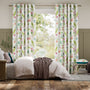 Colorized Hummingbird Tropical Curtains 6037
