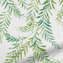 ColorizedZoom Dappled Ferns Leaf Green Curtains 6041