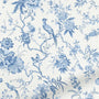 ColorizedZoom Bird Toile French Blue Curtains 6132