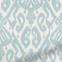 ColorizedZoom Ikat Damask Chalk Blue Curtains 6137