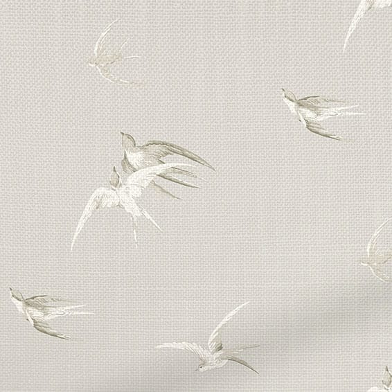 ColorizedZoom Sea Aves Soft Grey Curtains 6143