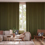 Colorized Etta Olive Curtains 6184