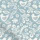 ColorizedZoom Tweets & Berries Sky Blue Curtains 6210
