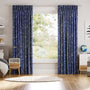 Colorized Galaxy Sky Denim  Curtains 6221