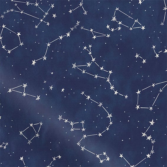 ColorizedZoom Galaxy Sky Denim  Curtains 6221