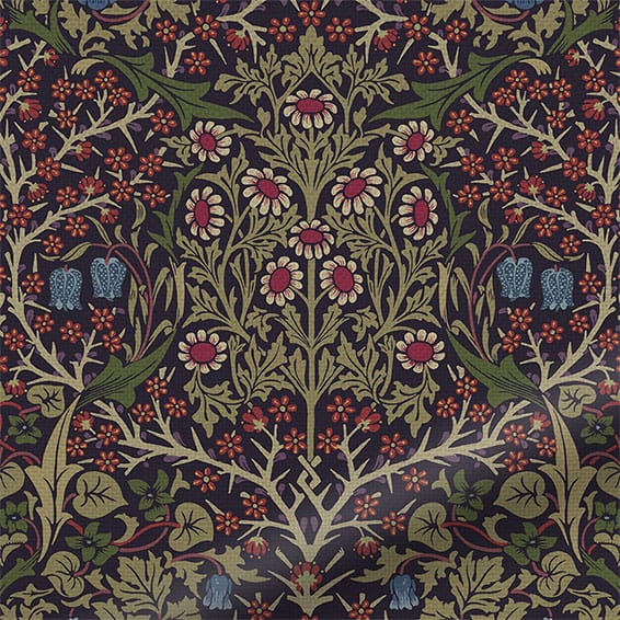 ColorizedZoom William Morris Blackthorn Damson Curtains 6277