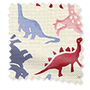 ColorizedSwatch Dinosaurs Pink Curtains sample image 6296