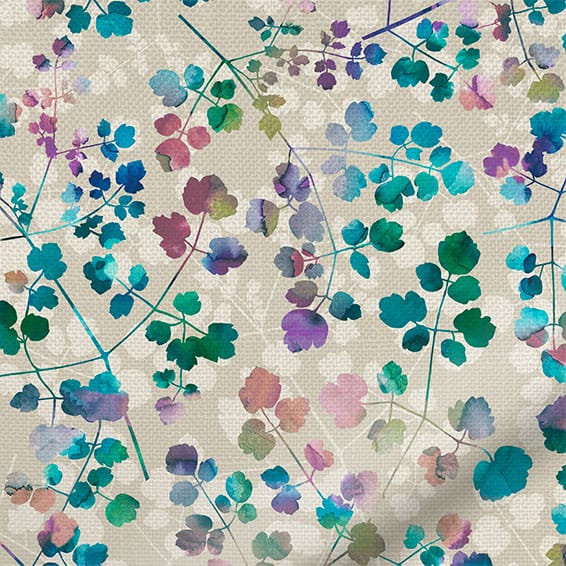 ColorizedZoom Rue Watercolour Opal Curtains 6324
