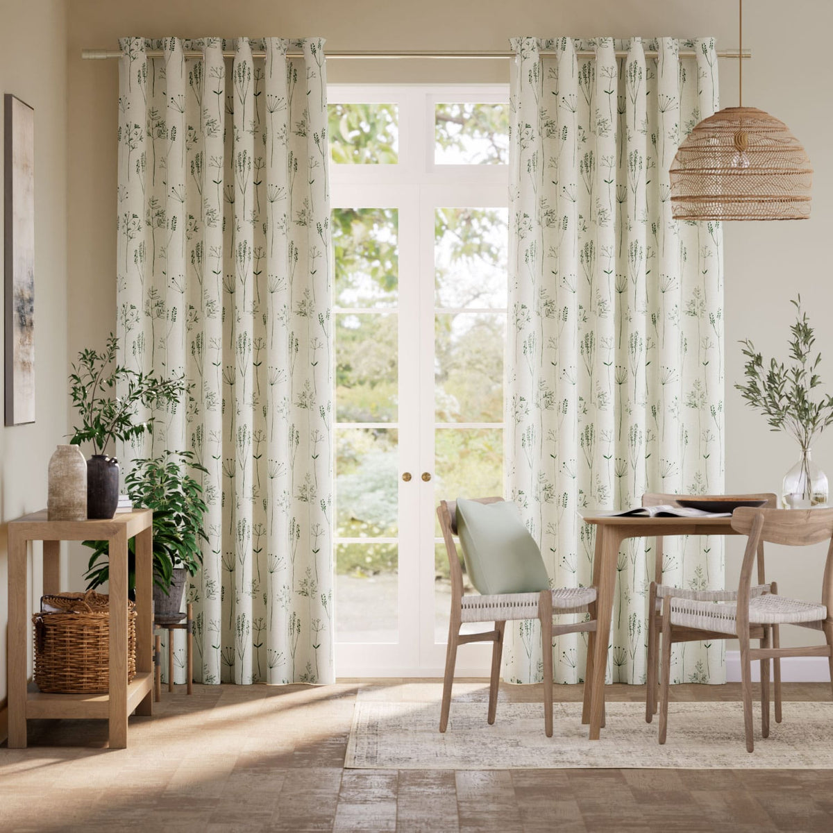 Colorized Stipa Juniper Curtains 6337