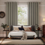 Colorized Denver Blackout Earth Grey Curtains 6356