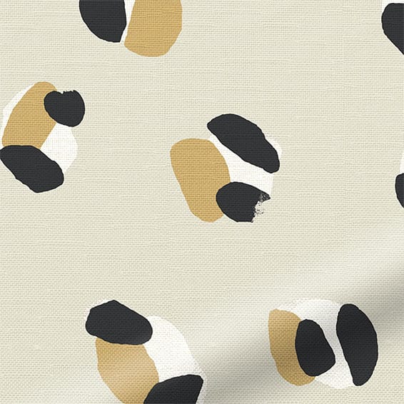 ColorizedZoom Leopard Dots Linen Curtains 6457