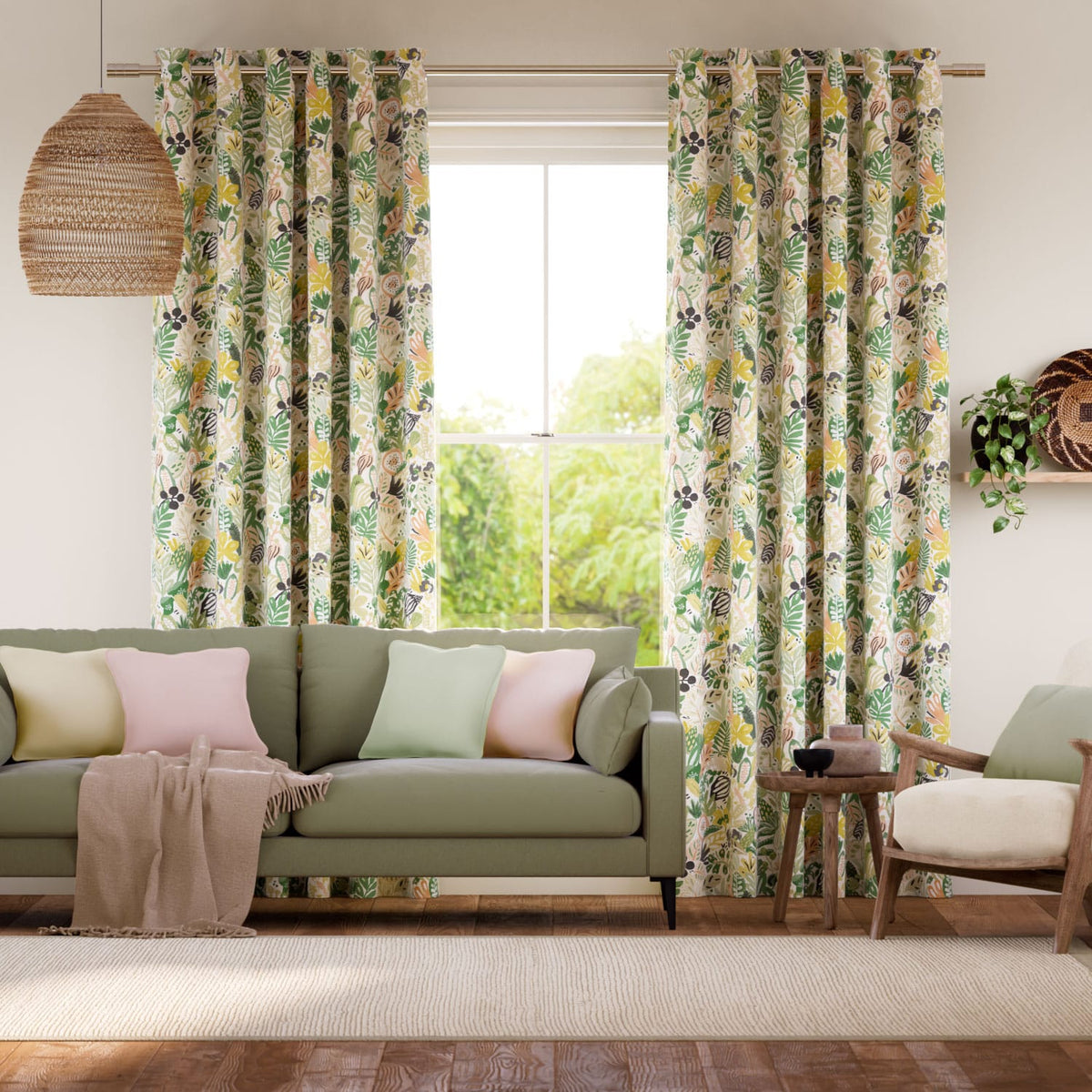 Colorized Esala Mojito Curtains 6463