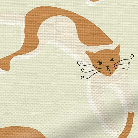 ColorizedZoom French Whiskers Sand Curtains 6464