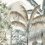 ColorizedZoom Mountain Palm Dawn Curtains 6478