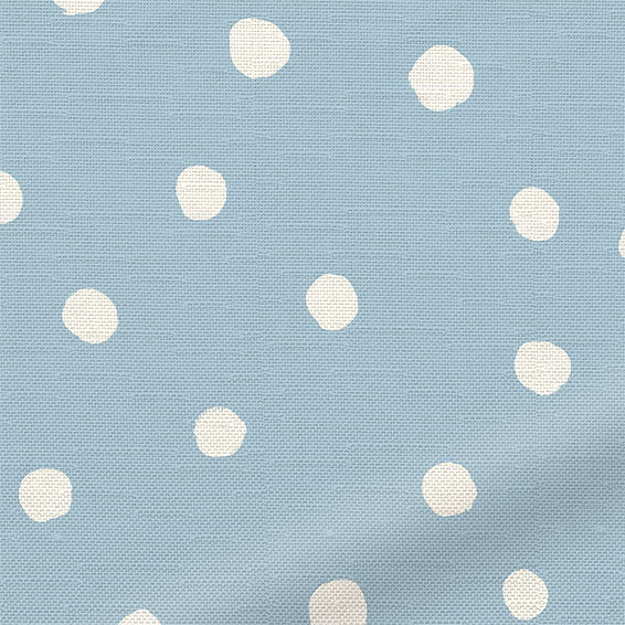 ColorizedZoom Dotty Dots Sky Blue  Curtains 6496