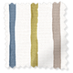 ColorizedSwatch Suki Stripe Mineral Curtains sample image 6503