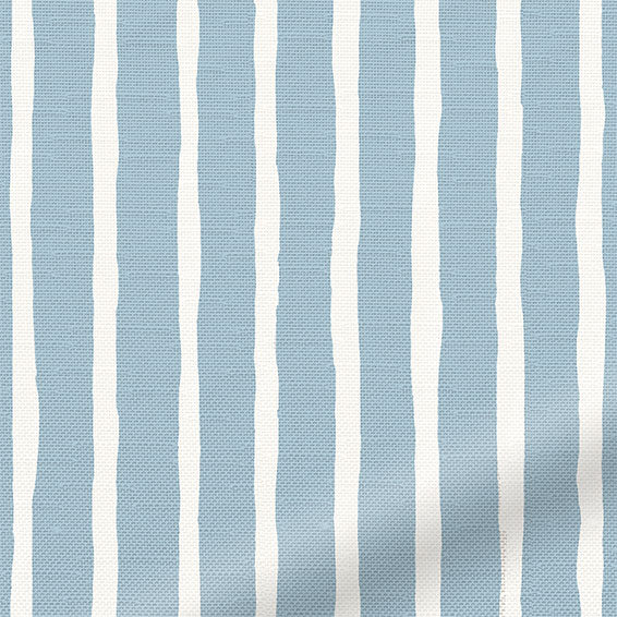 ColorizedZoom Suki Stripe Sky Blue Curtains 6505