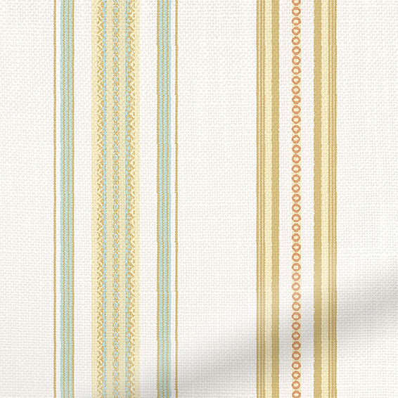 ColorizedZoom Valley Stripe Clouds & Sunshine Curtains 6560
