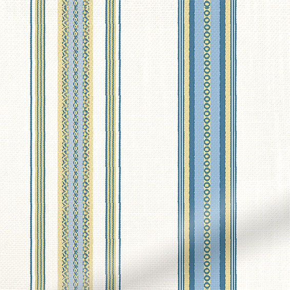 ColorizedZoom Valley Stripe Sea Shore Curtains 6562