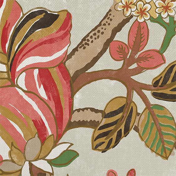 ColorizedZoom Fusang Tree Rouge Sage Curtains 6565