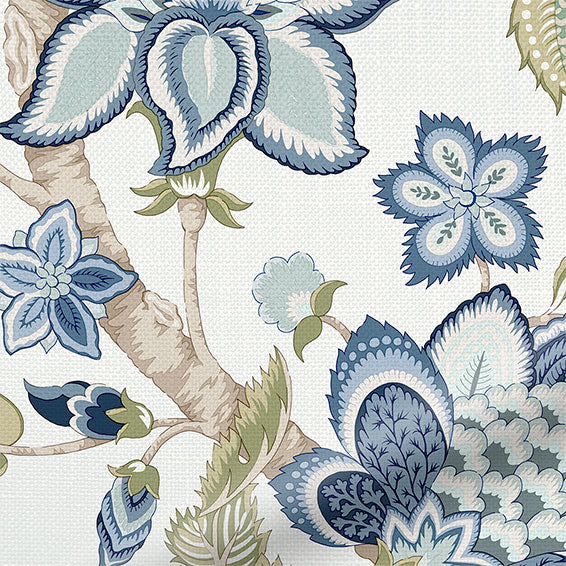 ColorizedZoom Newnham Courtney Cobalt Sage Curtains 6568