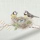 ColorizedZoom Woodland Chorus Multi Sage Curtains 6570