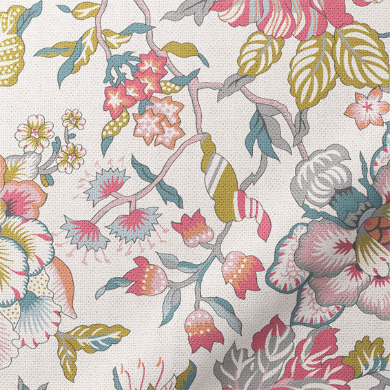 ColorizedZoom Christelle Carmine Rose Curtains 6588