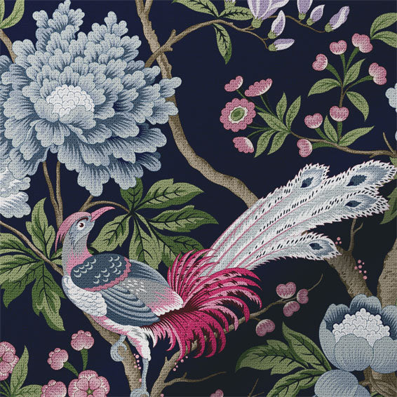 ColorizedZoom Elysian Paradise Ink Curtains 6597