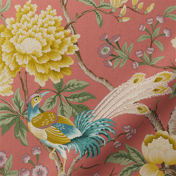 ColorizedZoom Elysian Paradise Pomelo Curtains 6598