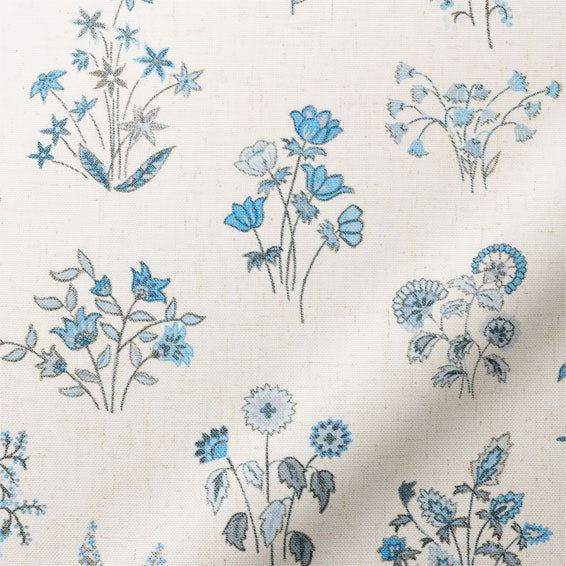 ColorizedZoom Shepherdly Meadow China Blue Curtains 6614