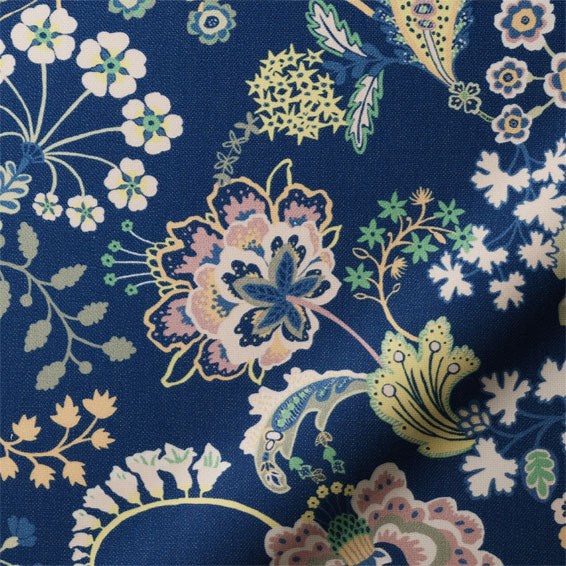 ColorizedZoom Symphony Indigo Curtains 6616