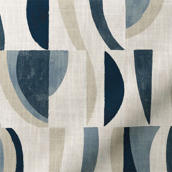 ColorizedZoom Torillo Denim & Sand Curtains 6628
