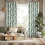 Colorized Torillo Forest & Aqua Curtains 6629