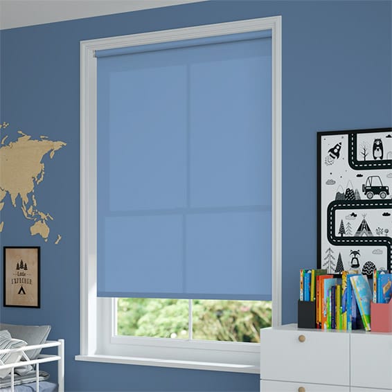 ColorizedZoom Avalon Azurite Roller Blind 7926