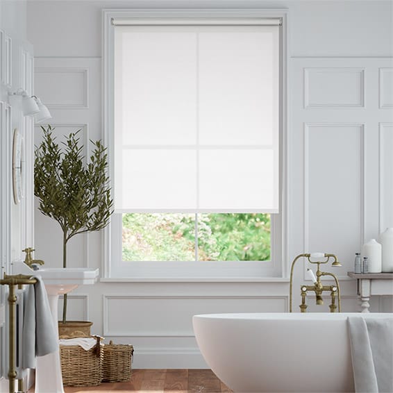 Colorized Capital Bright White Roller Blind 7942