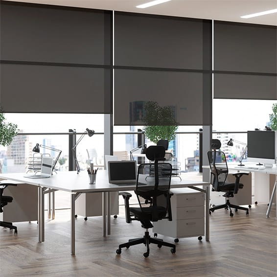 ColorizedZoom Contract Oculus Midnight Roller Blind 8031