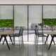 Colorized Contract Oculus Modern Grey Roller Blind 8032