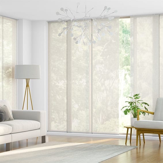 ColorizedZoom Oculus Linen Panel Blind 8049