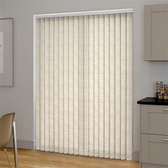 ColorizedZoom Simplicity Linen Natural Vertical Blind 8089