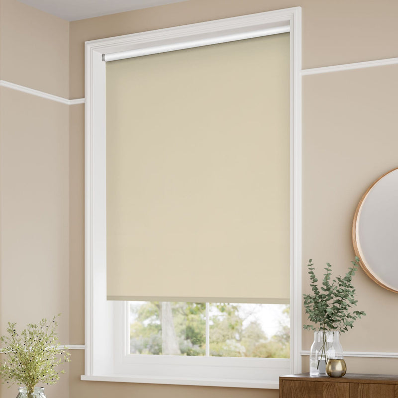 ColorizedZoom Toulouse Blackout Creme Brulee Roller Blind 8126
