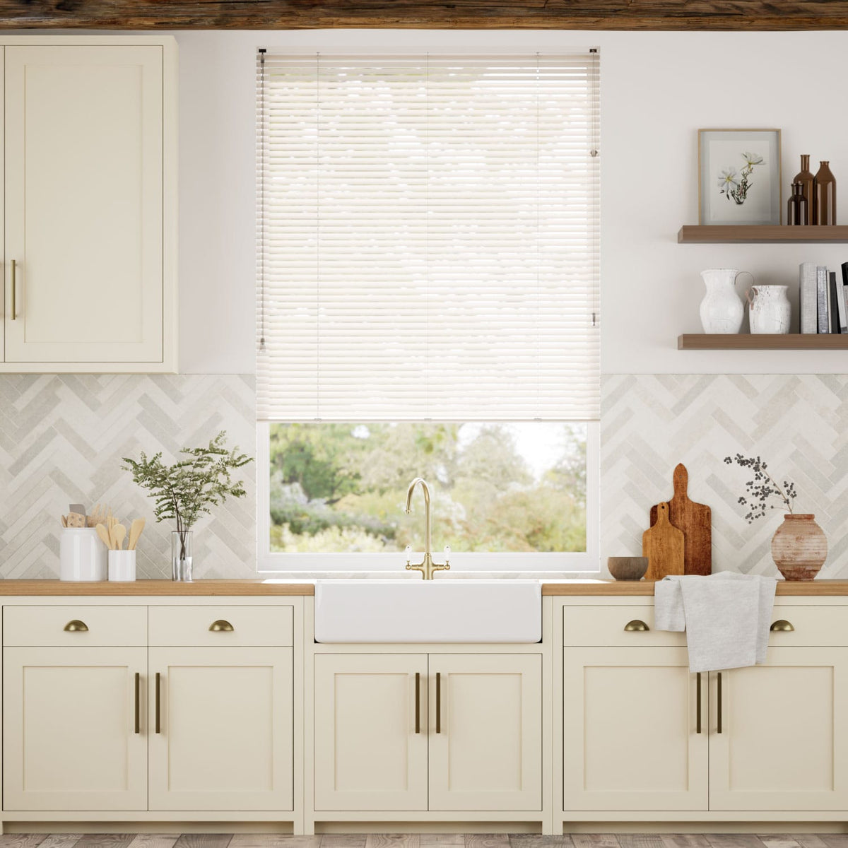 Colorized LaMode Magnolia Gloss Venetian Blind - 25mm Slat 8169