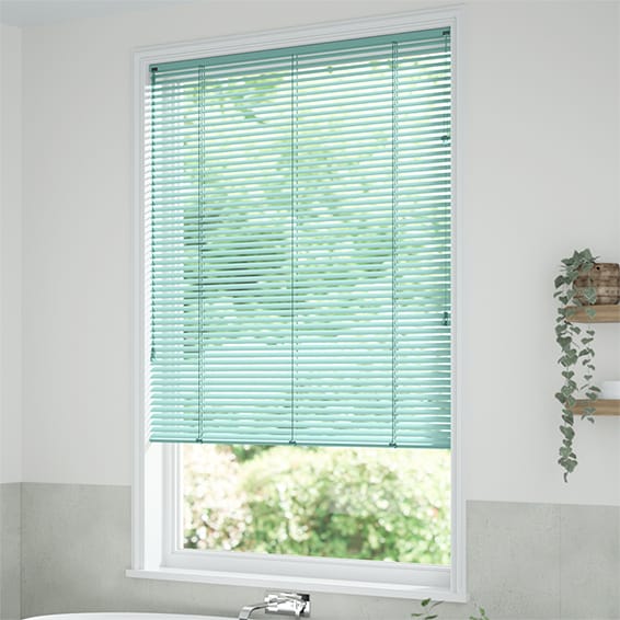ColorizedZoom Spirit Turquoise Venetian Blind - 25mm Slat 8171
