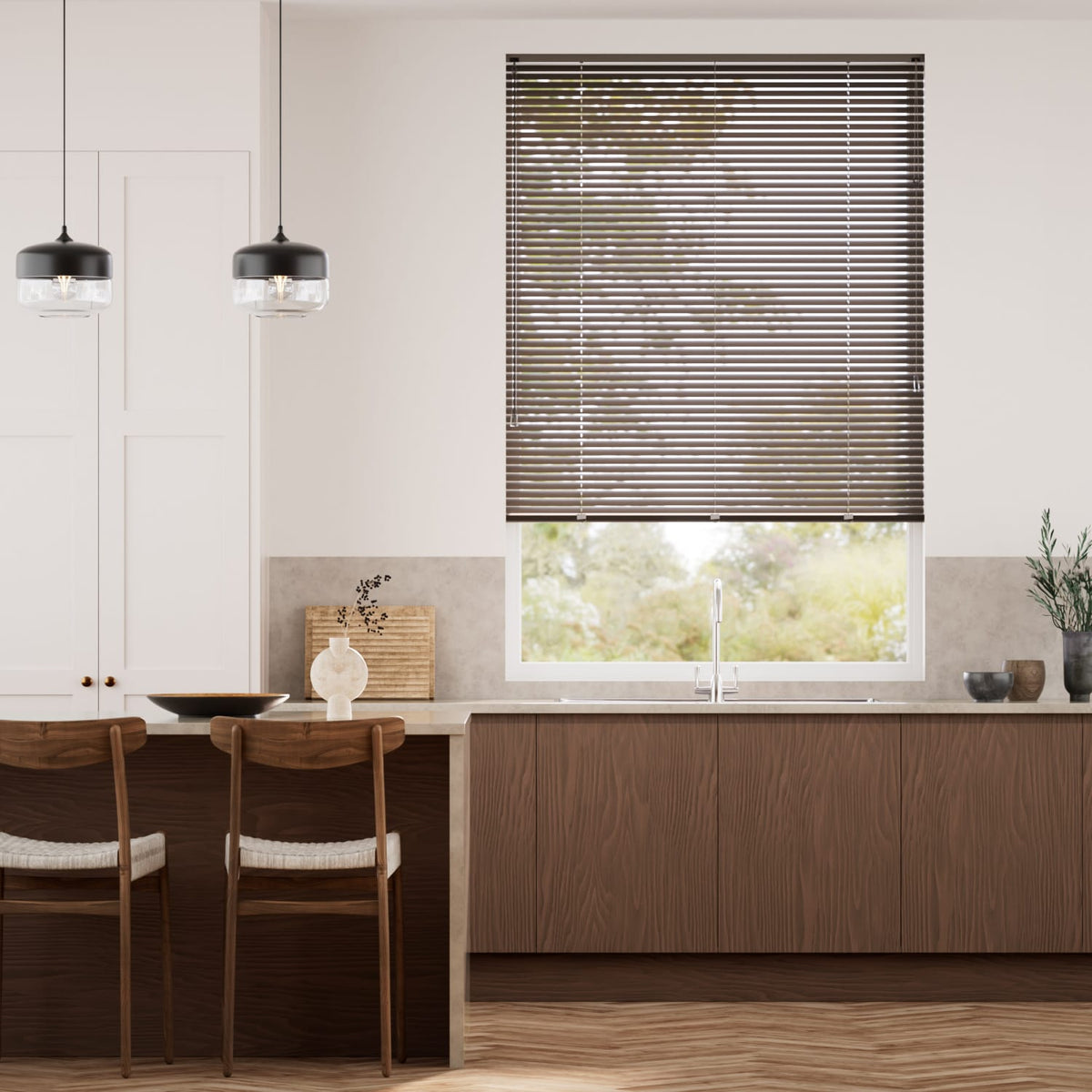 Colorized Spirit Light Brown Venetian Blind - 25mm Slat 8191