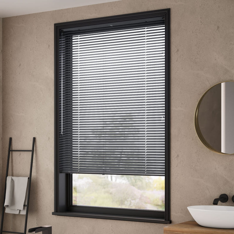 ColorizedZoom Spirit Dark Grey Venetian Blind - 25mm Slat 8180