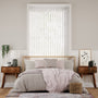 Colorized Welwyn White Vertical Blind 8225