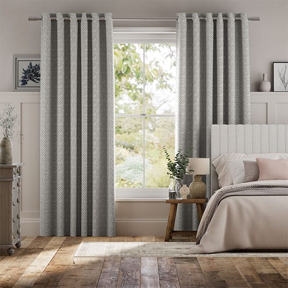 Colorized Niko Antique Silver Curtains 8231