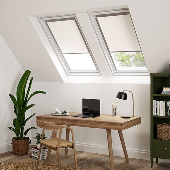 ColorizedZoom Expressions Chalk  Blackout Blind for VELUX® Windows 8242