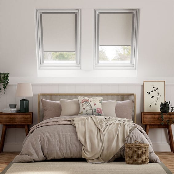 Colorized Expressions Stone Blackout Blind for VELUX® Windows 8257