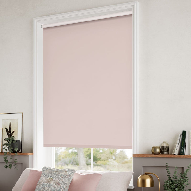 ColorizedZoom Verona Blackout Vintage Blush Roller Blind 8324