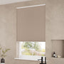 ColorizedZoom Electric DuoShade Cordless Mushroom Thermal Blind 9034